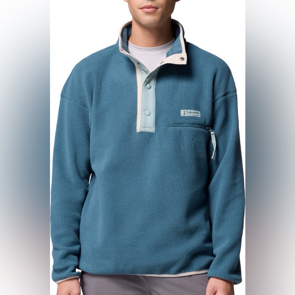 NWT Columbia Men's Helvetia II Fleece Pullover M